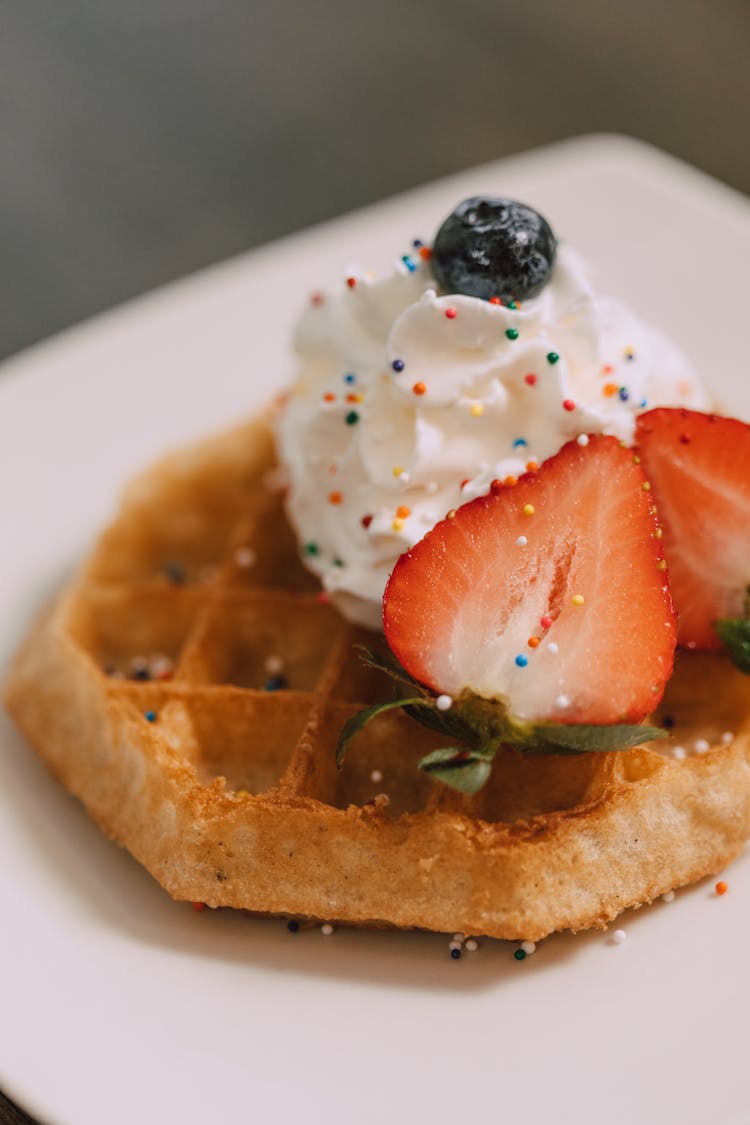 A Strawberry Waffle