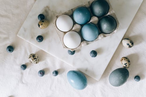 Blue Colored Eggs 