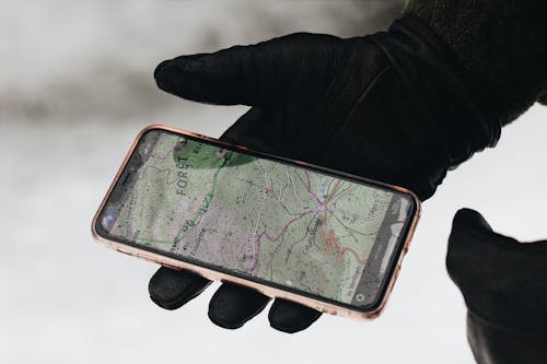 Smartphone on Person's Hand