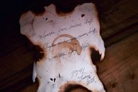 Burnt Paper With Text