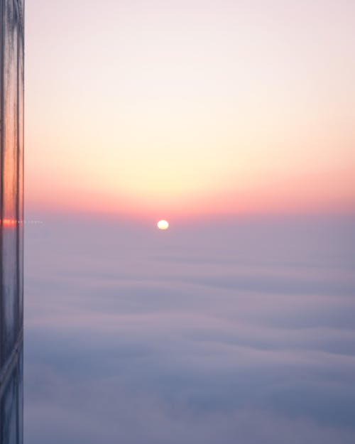 Free stock photo of above clouds, sunrise