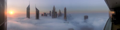 Free stock photo of dubai, dubai fog, dubai morning
