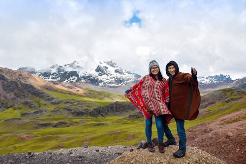 A Couple Posing at the Camera