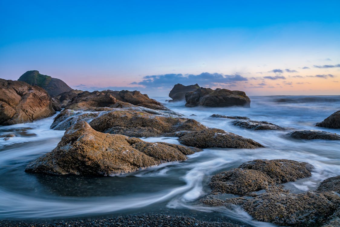 Foto profissional grátis de beira-mar, litoral, mar