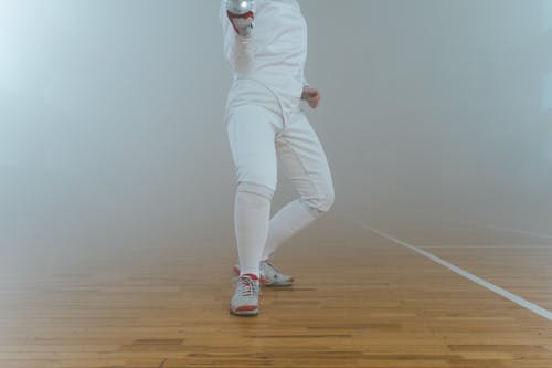 Free A Person Fencing Stock Photo