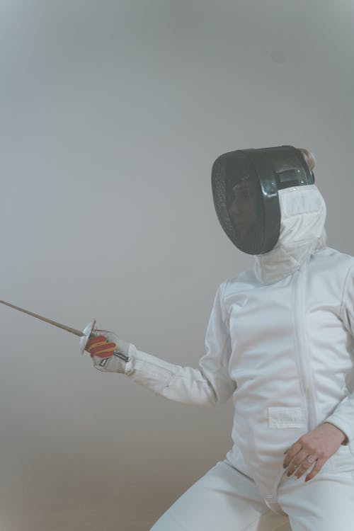 
A Person Fencing