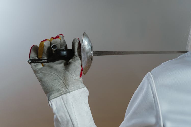 A Fencer Holding His Epee