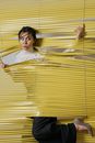 Free stock photo of across, adult, bamboo