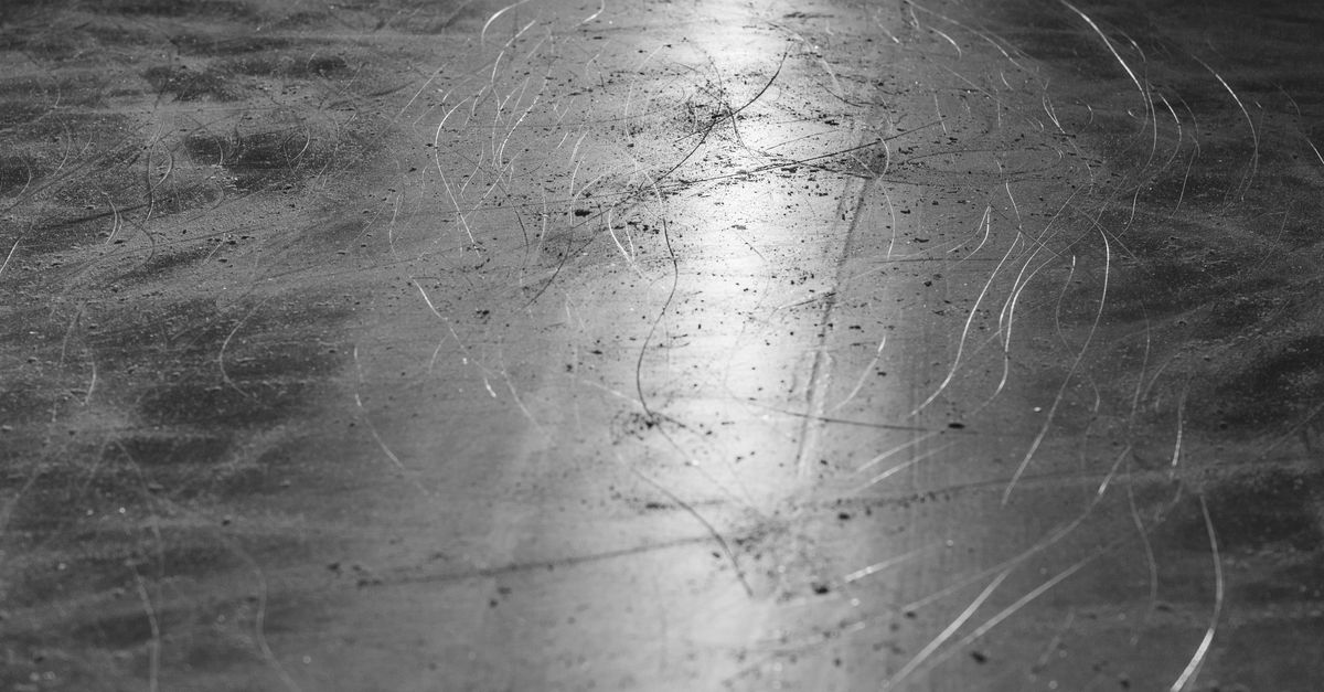 Ice Scratced Scratched Ice in Ice Rink · Free Stock Photo
