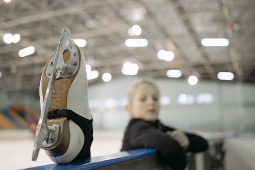 Girl Wearing Ice Skates