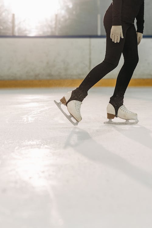 Foto stok gratis ice skating, meluncur, pembalut kaki