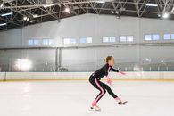 Girl Doing an Ice Skating Move