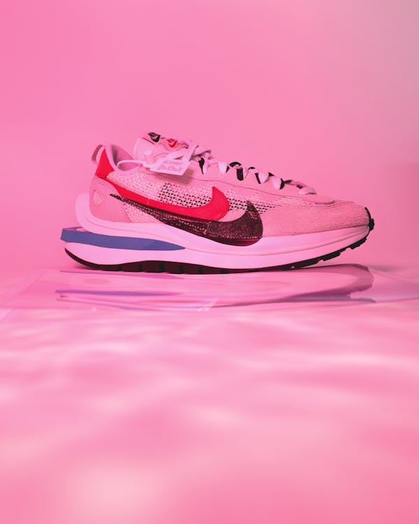 Nike Shoe on Pink Background · Free Stock Photo