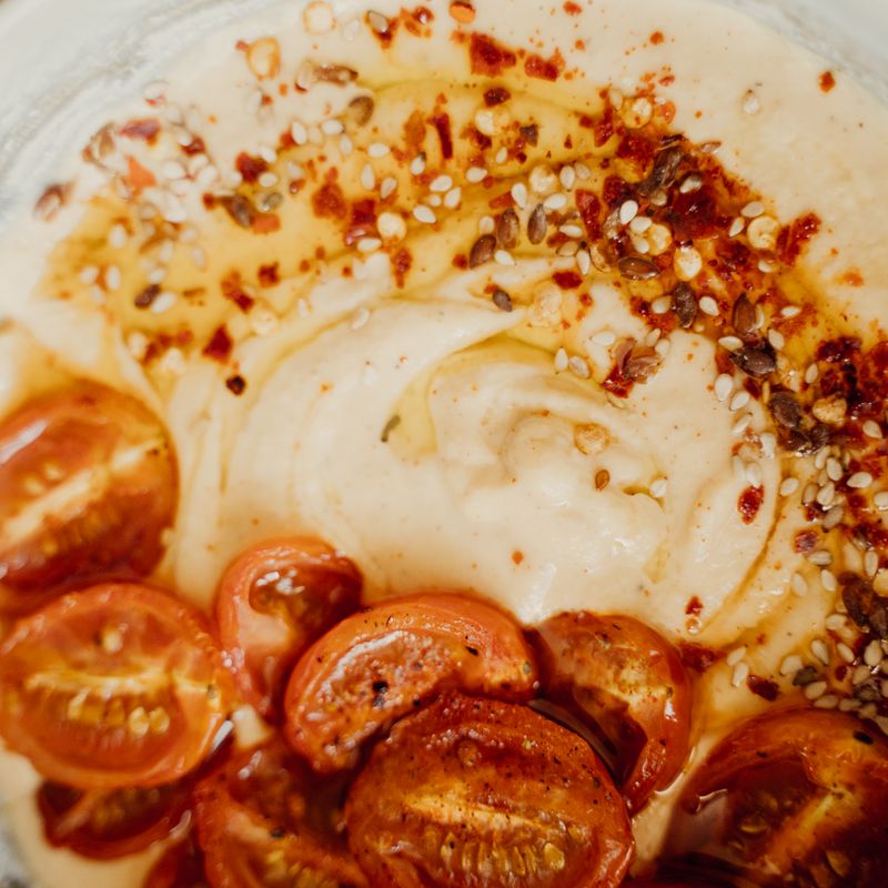 Creamy Roasted Garlic White Bean Dip
