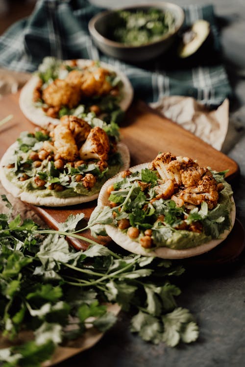 Cooked Cauliflowers with Green Herbs