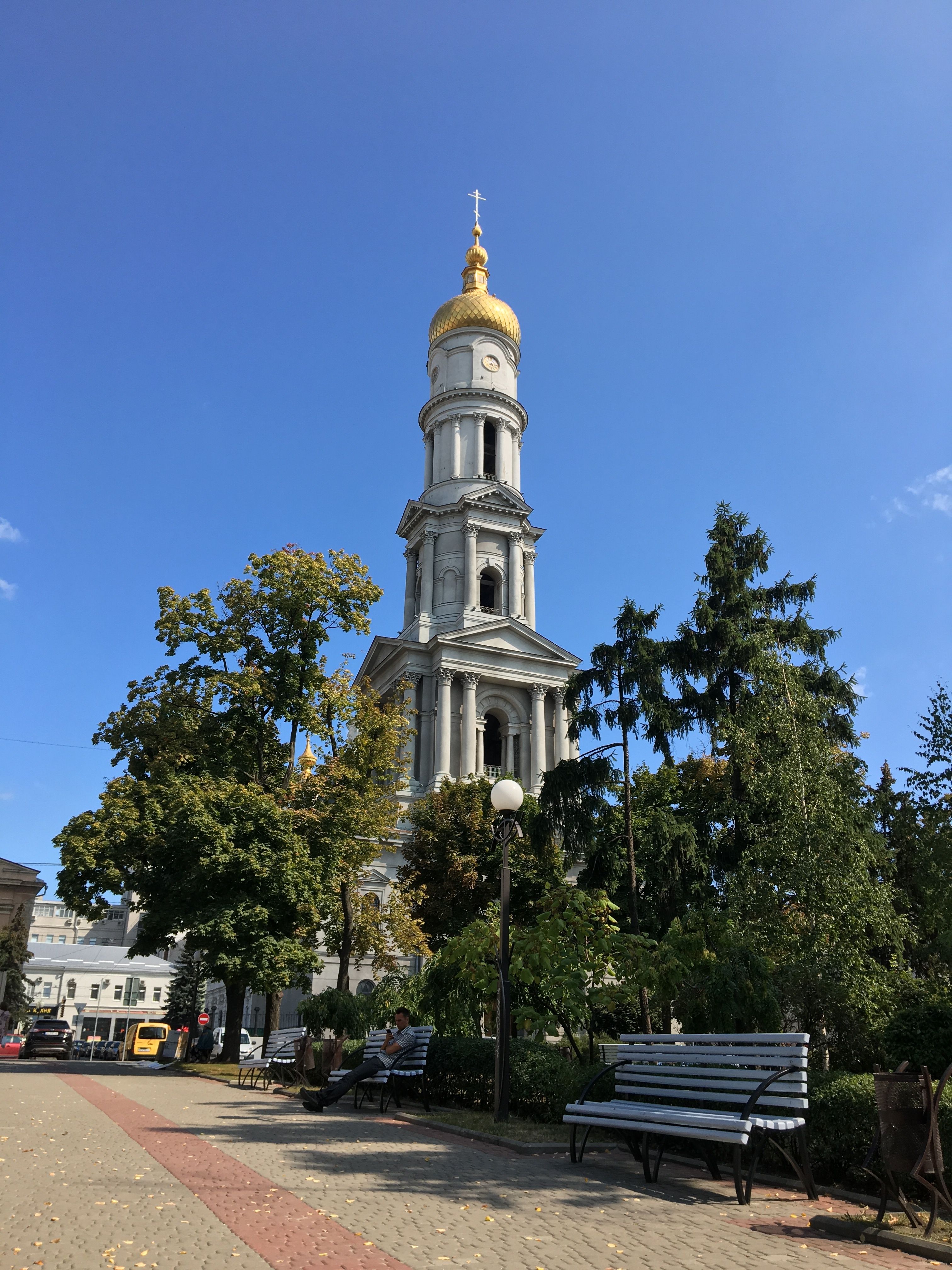 A Low Angle Shot of a Cathedral Under the Blue Sky · Free Stock Photo