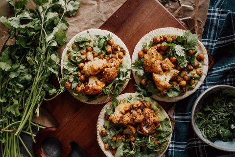 Cauliflower Boats