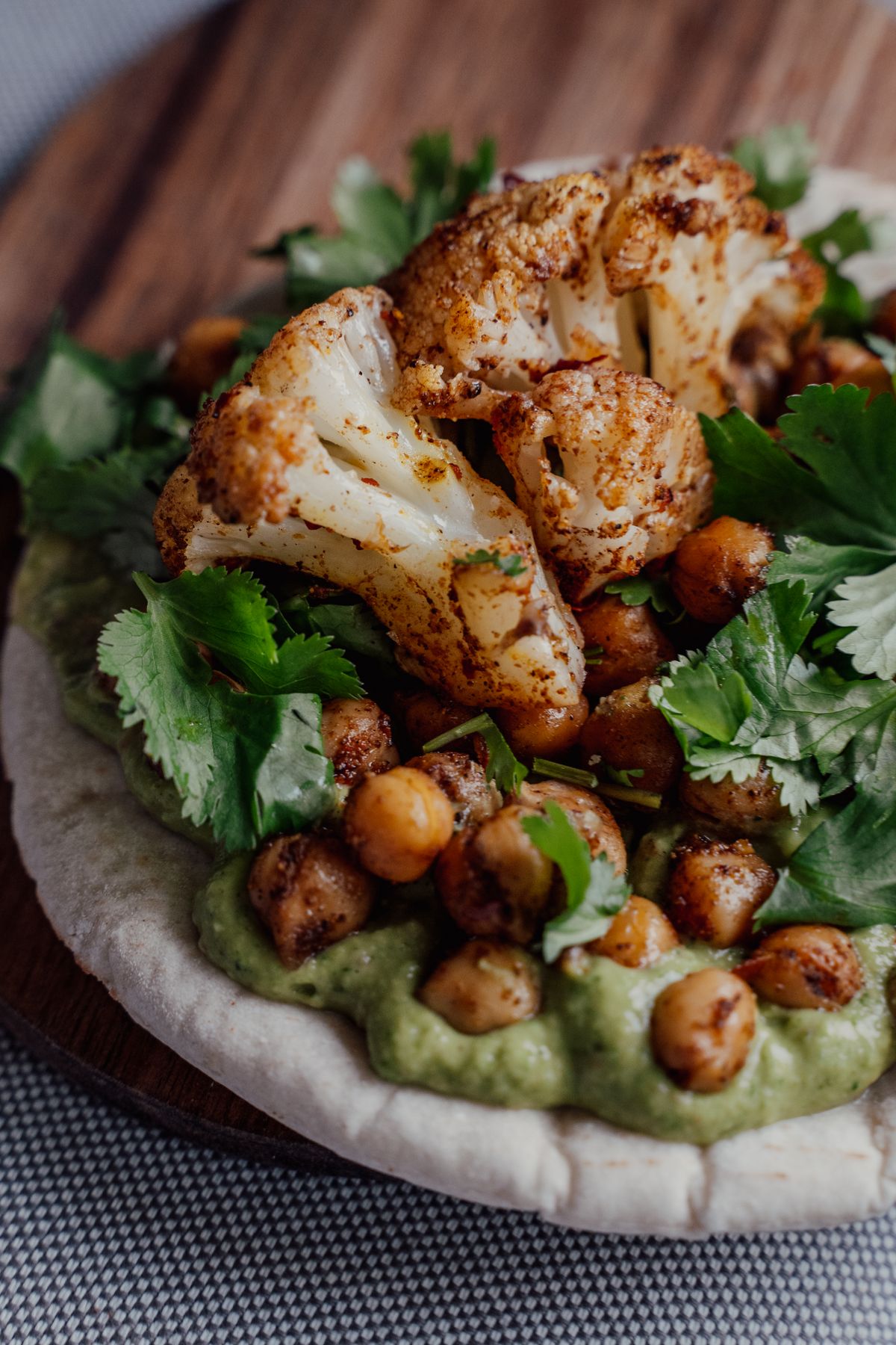 Roasted Cauliflower & Chickpea Bowl
