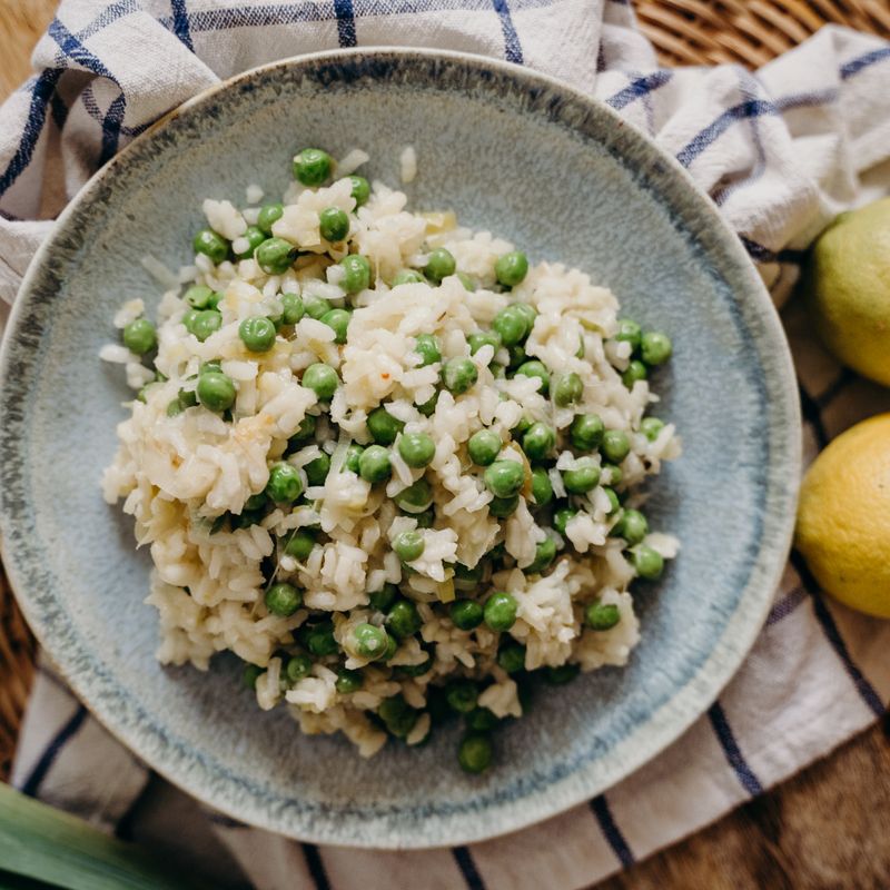 Green Pea and Mint Risotto