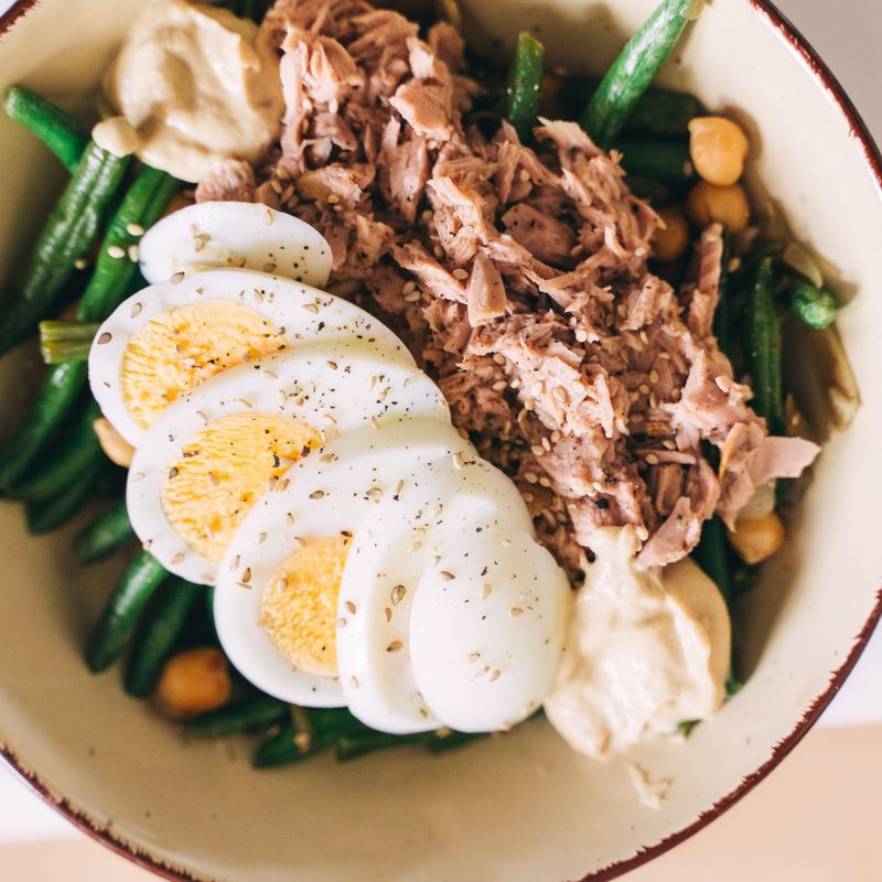 French Dijon Chicken Salad with Green Beans