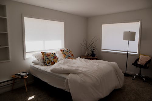 Free 

An Interior of a Bedroom Stock Photo