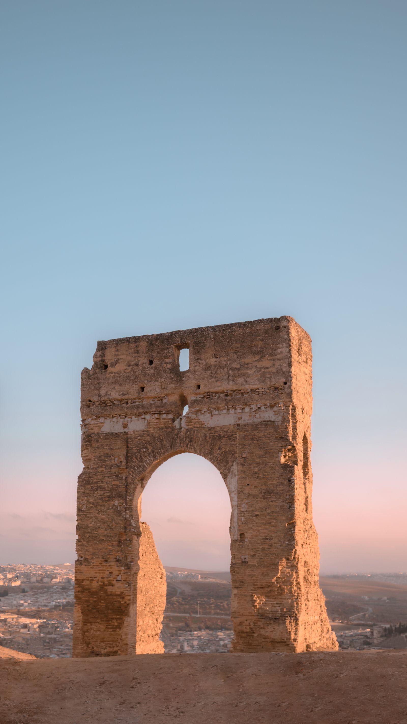 Sunset at the Marinid Tombs overlooking Fez