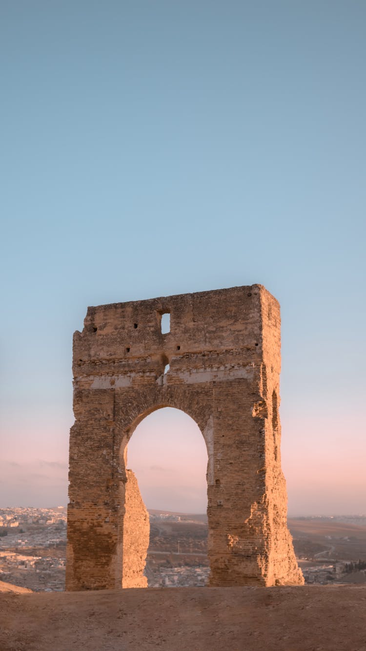 The Marinid Tombs On The Hills In North Of Fez, Morocco