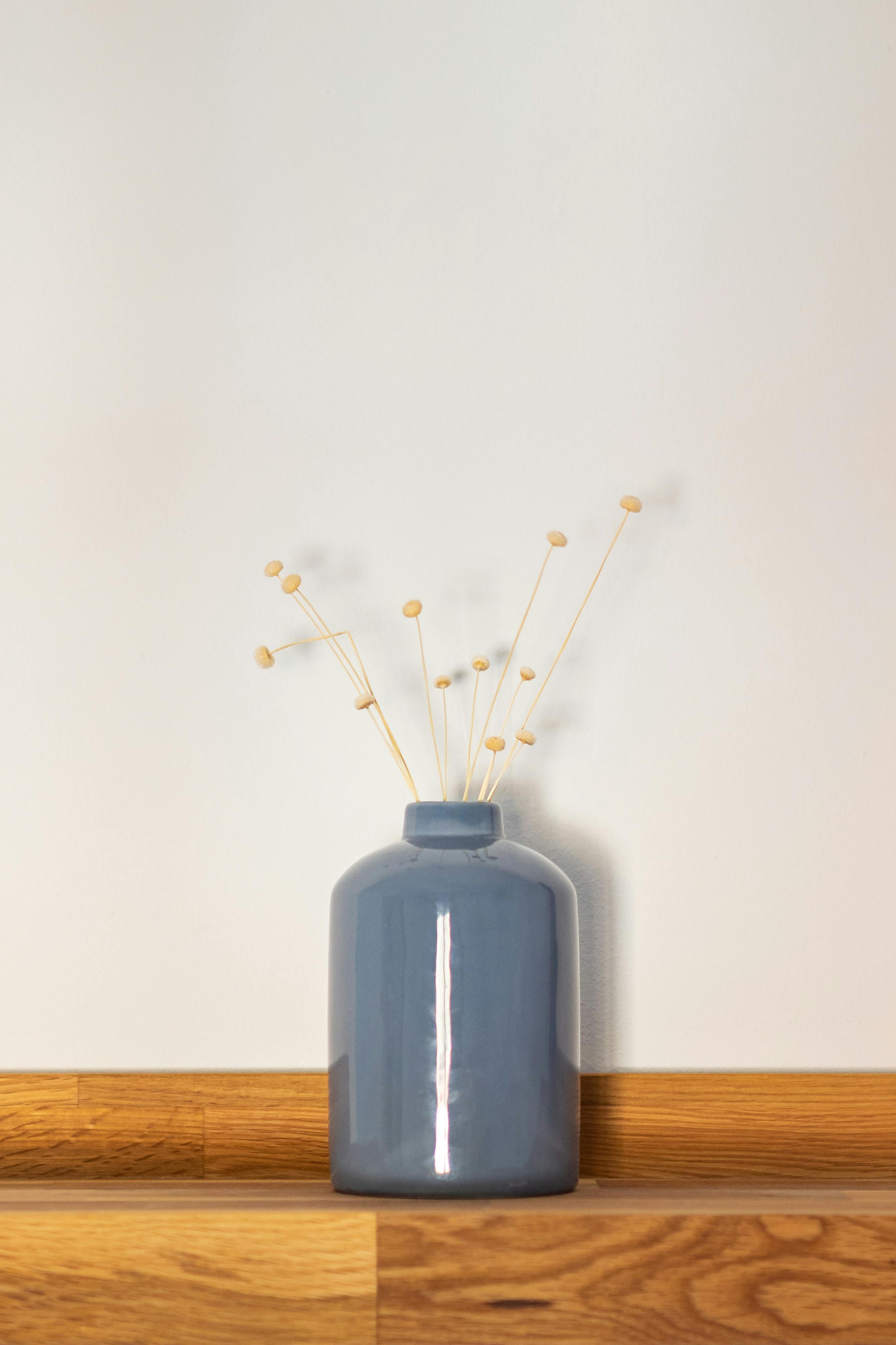 Dried Grass In A White Vase · Free Stock Photo