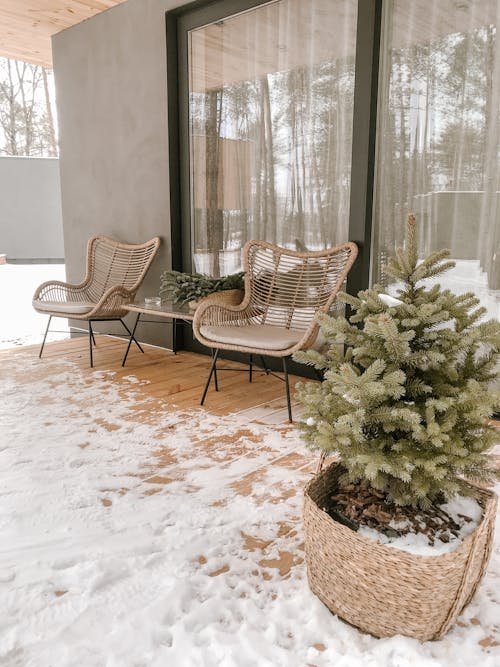 Imagine de stoc gratuită din iarnă, scandinav, scaune