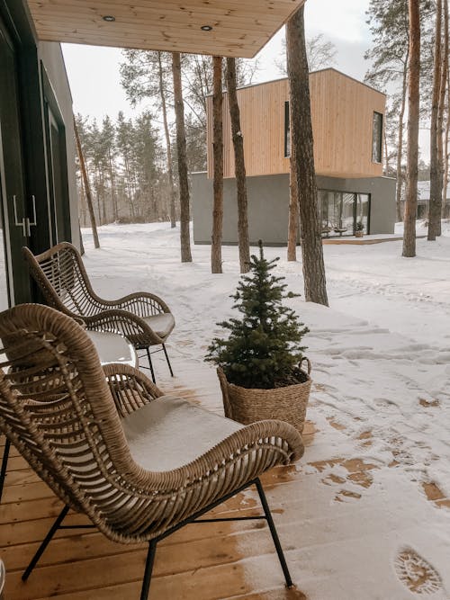 Photos gratuites de chaises, hiver, neige