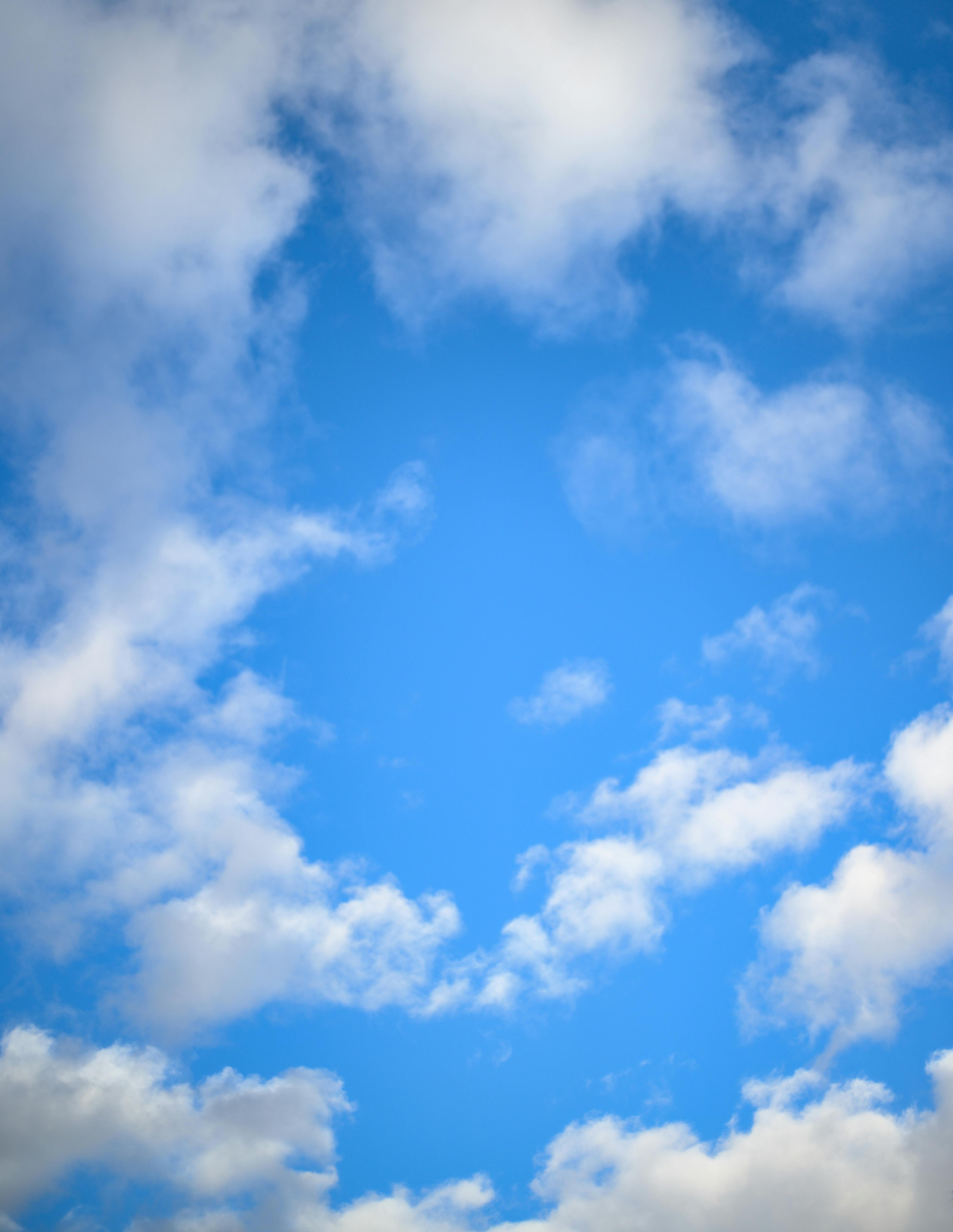 Fluff Of Cloud On Blue Sky Stock Photo, Picture and Royalty Free Image.  Image 104841230.