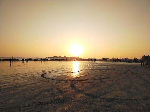 Free stock photo of alibag, beach, beach sunset Stock Photo