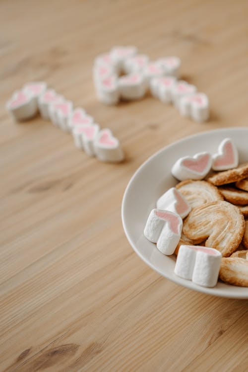 Základová fotografie zdarma na téma cookies, mělké zaměření, sušenky