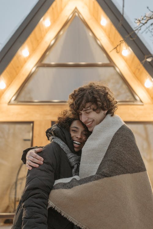 Free A Couple Hugging Each Other Stock Photo