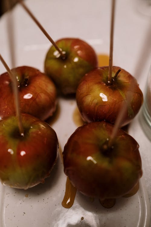 Gratis stockfoto met appels, bord, eten