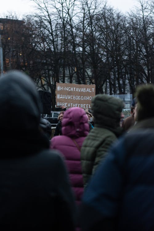 Ilmainen kuvapankkikuva tunnisteilla bannerit, ihmiset, leafless puu