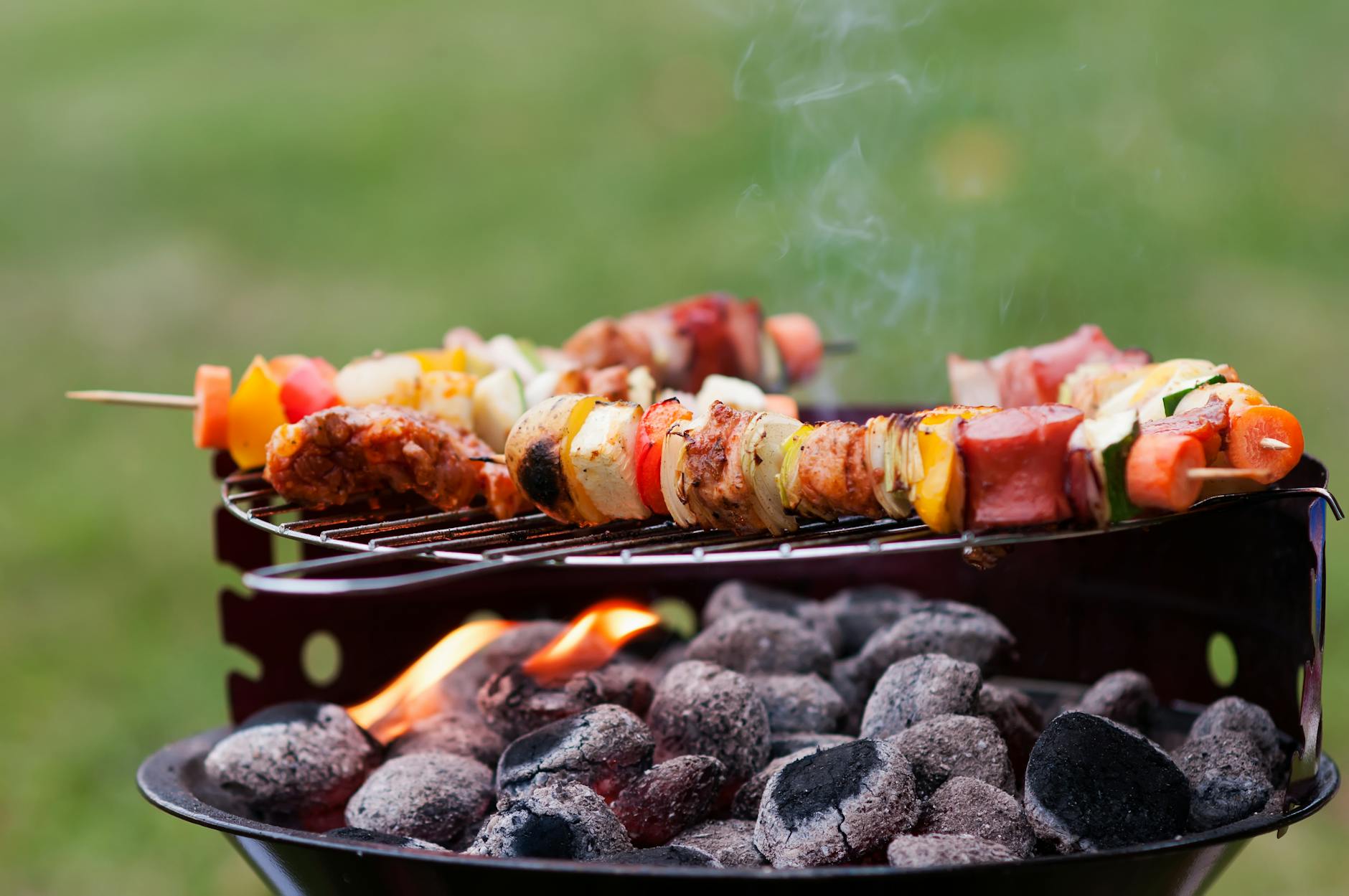 Grilled Meat on Charcoal Grill · Free Stock Photo