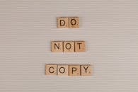 Wooden Scrabble Letter Tiles