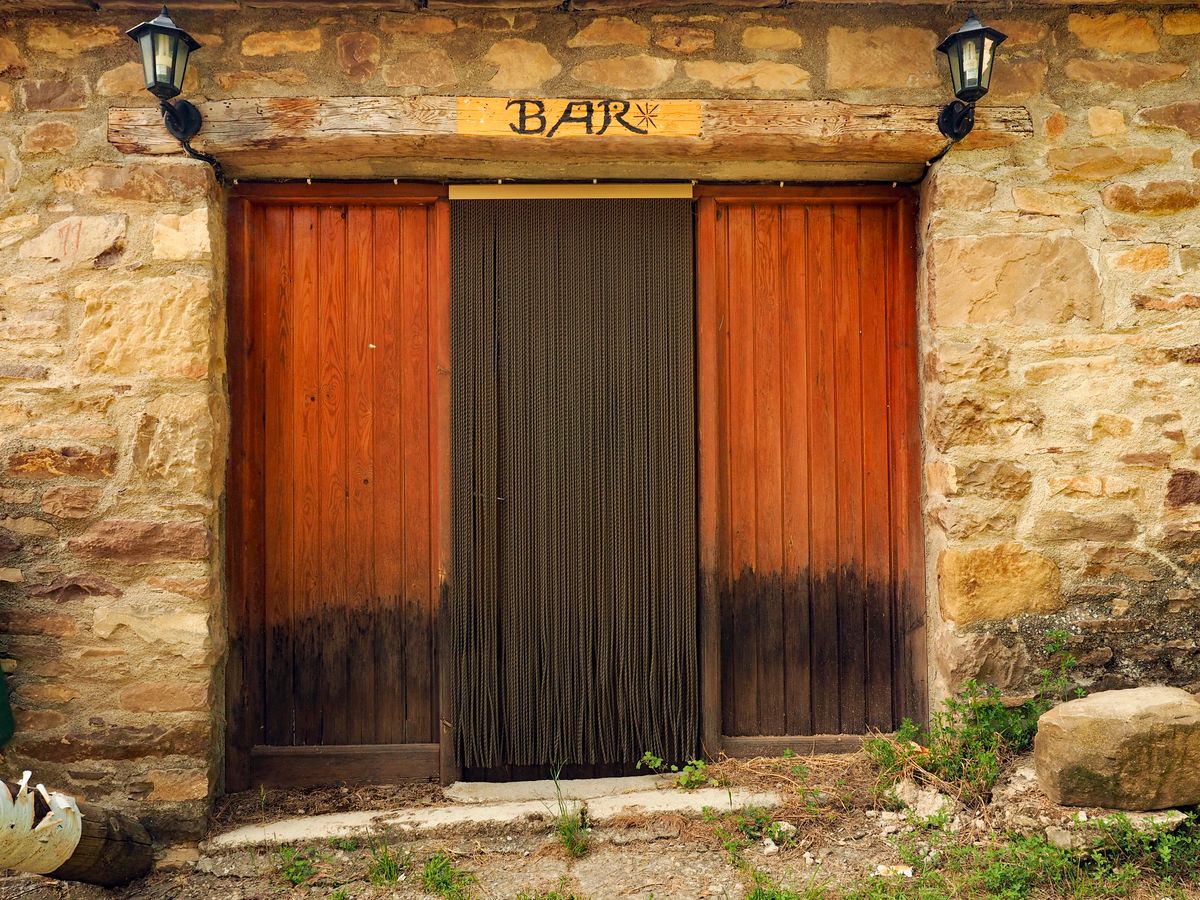 Entrada de una masía