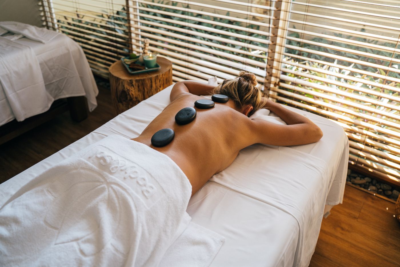 Hot stone massage