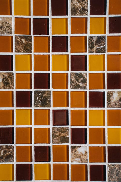 Free Colorful Glass Tiles Stock Photo
