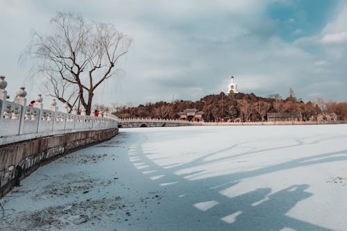 Frozen River at the Beihai Park 