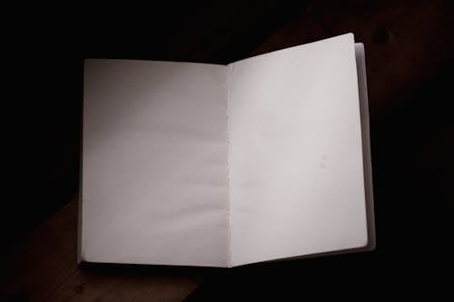 Ingyenes stockfotó felülnézet, jegyzetfüzet, könyv témában