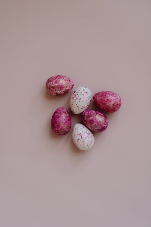 Fotos de stock gratuitas de flatlay, fondo rosa, huevos
