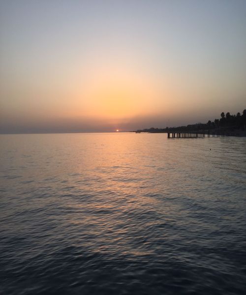 Free stock photo of evening sun, jetty, mediterranean Stock Photo