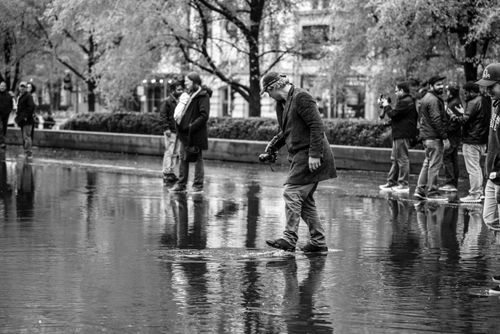Free stock photo of bw, chicago, people Stock Photo