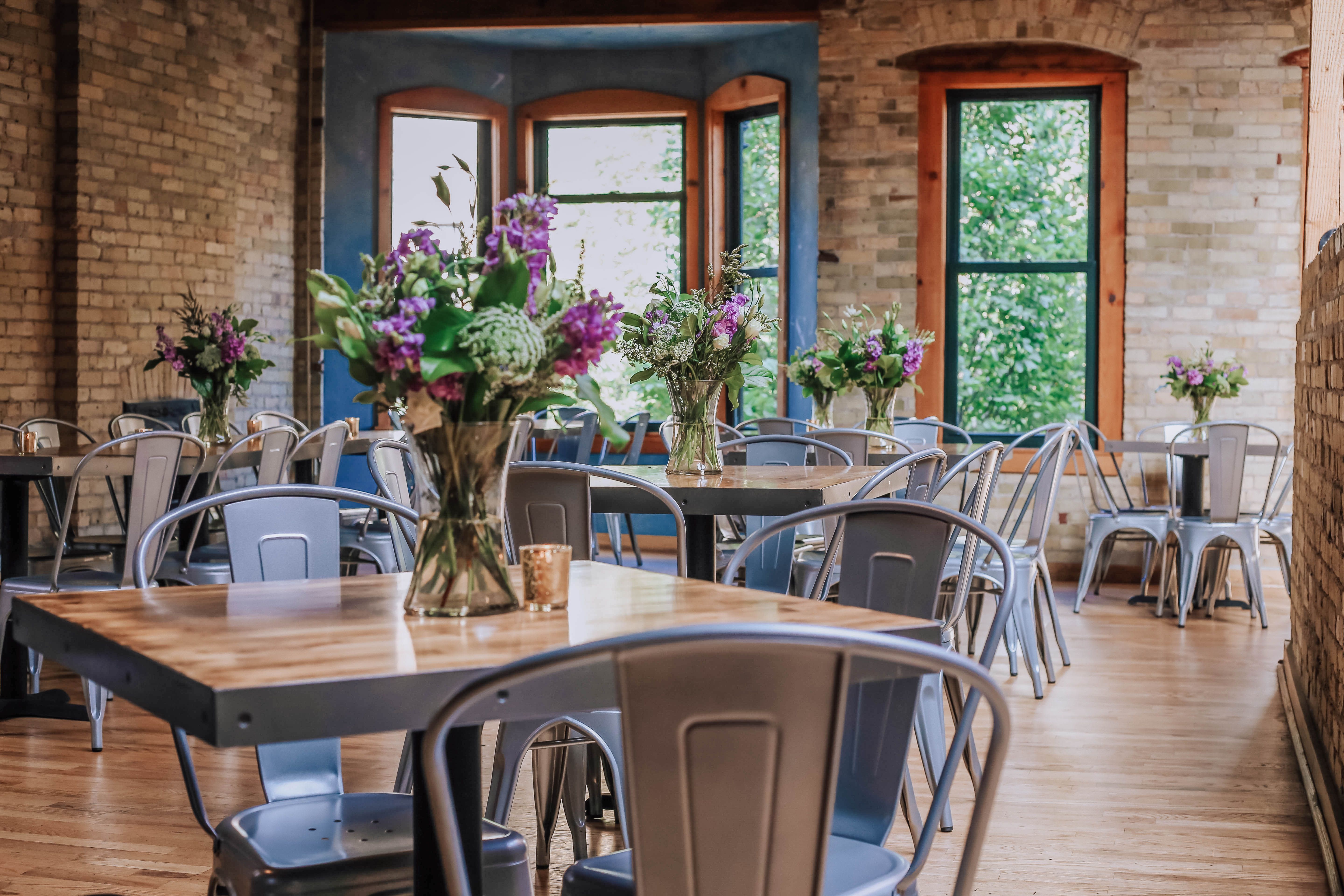Elegant corporate interior flowers