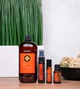 Black and Orange Plastic Bottle
