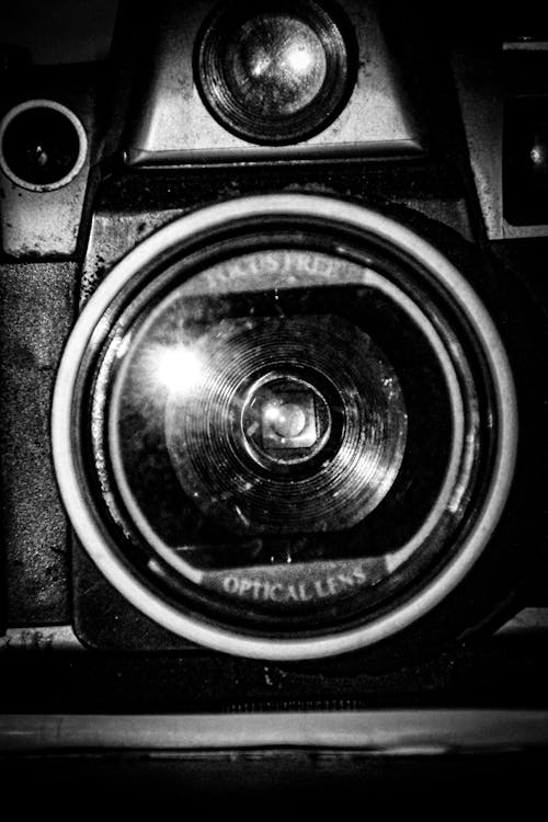 Free stock photo of analog camera, black, camera