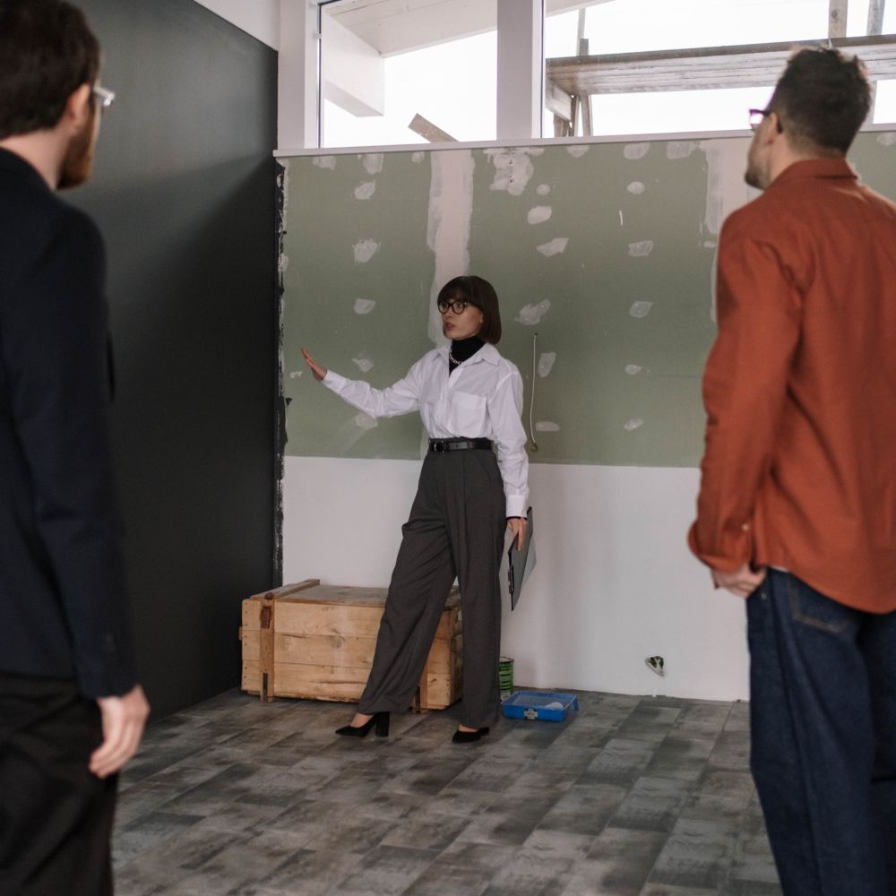 Bloxwich — office relocation team moving desks and equipment